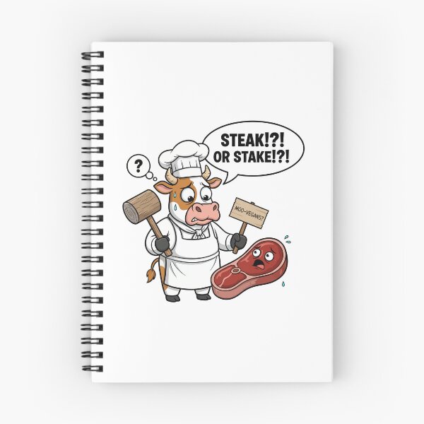 Item preview, Moo-Vegan Cow - Steak or Stake? designed and sold by arossvy.