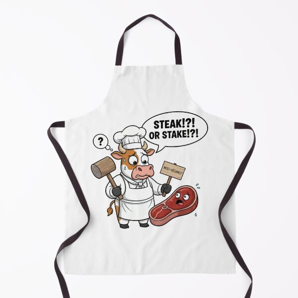 Item preview, Moo-Vegan Cow - Steak or Stake? designed and sold by arossvy.