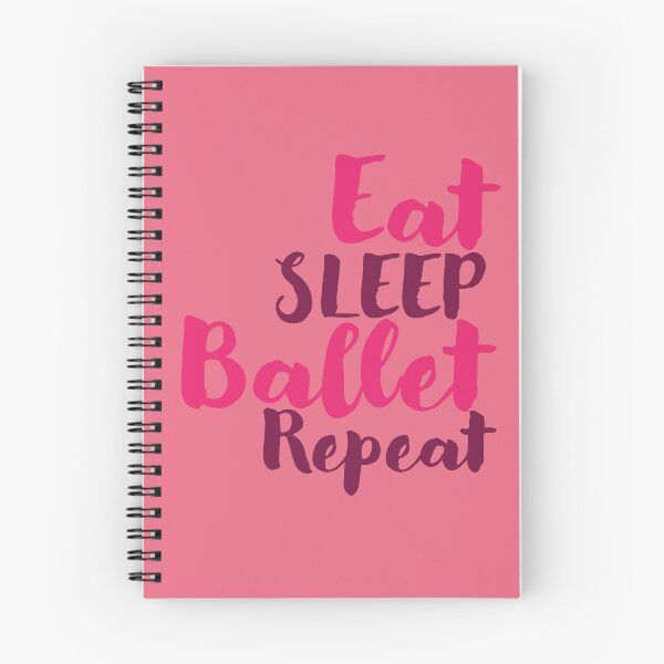 Item preview, Eat Sleep Ballet Repeat – Pink Ballet Quote Gift for Dancers | Ballet Lover Graphic designed and sold by PunksterClub.