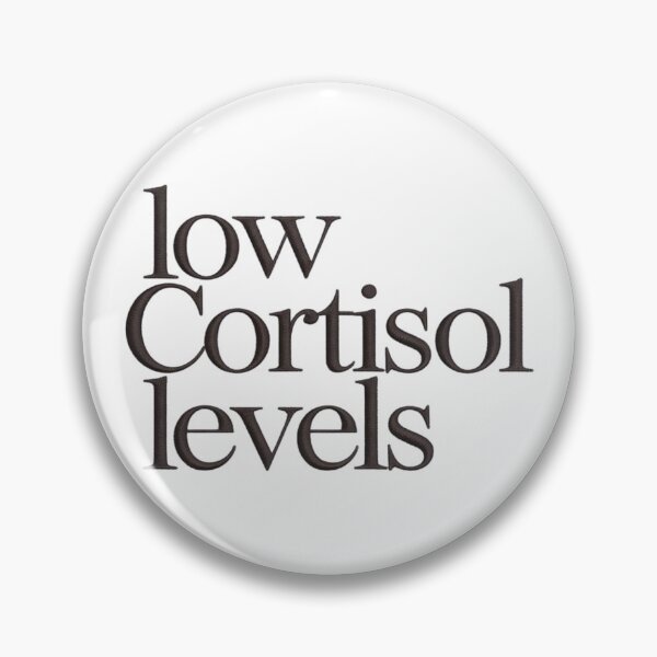 Item preview, Low Cortisol Levels Minimalist Typography Aesthetic designed and sold by PROPera-design.