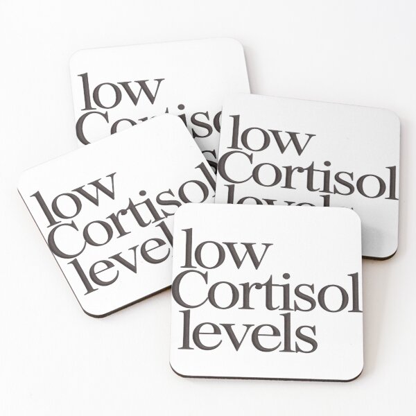 Item preview, Low Cortisol Levels Minimalist Typography Aesthetic designed and sold by PROPera-design.