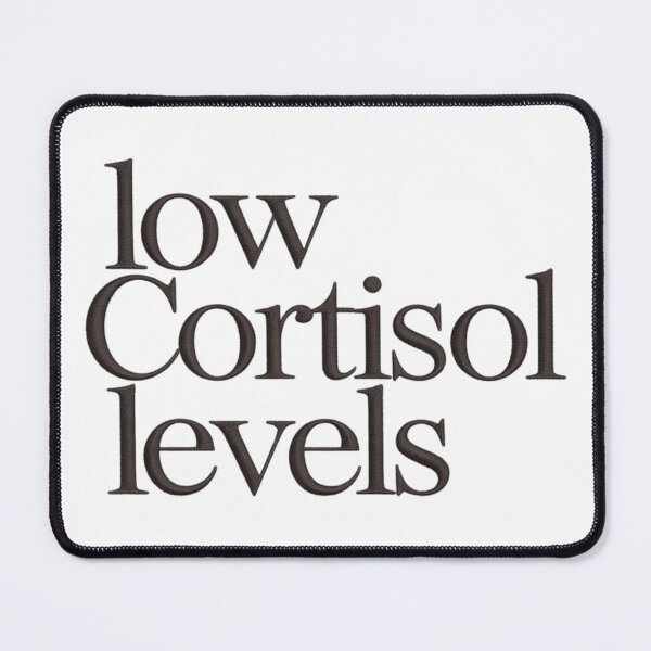 Item preview, Low Cortisol Levels Minimalist Typography Aesthetic designed and sold by PROPera-design.