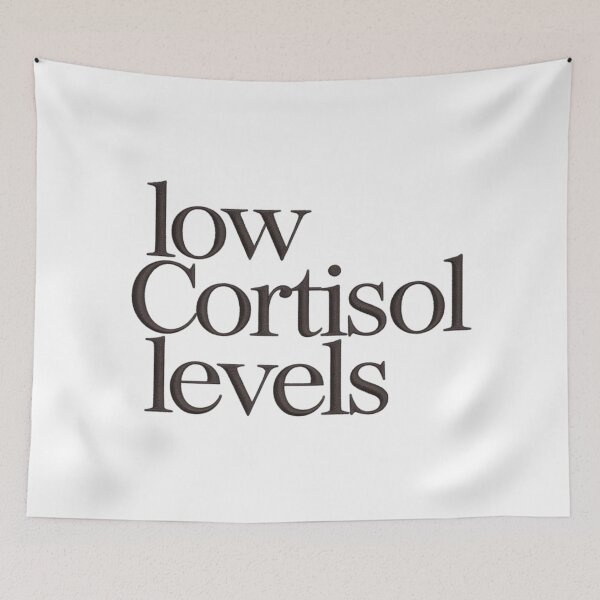 Item preview, Low Cortisol Levels Minimalist Typography Aesthetic designed and sold by PROPera-design.