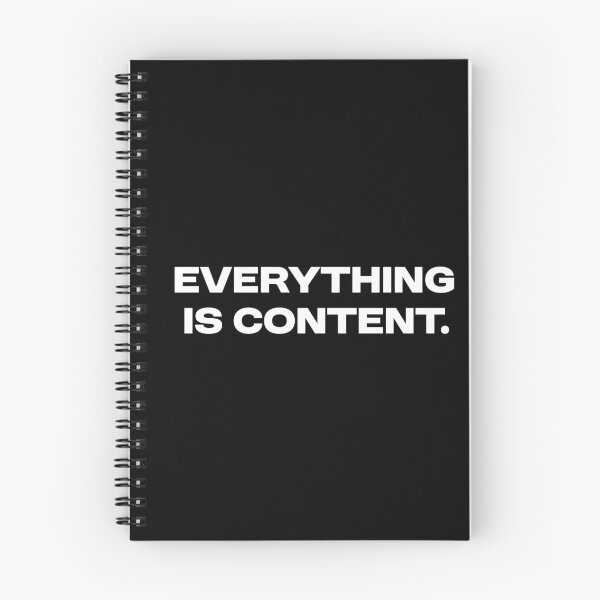 Item preview, Everything Is Content designed and sold by MolnFabrik.