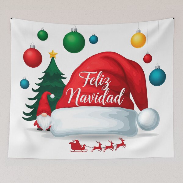 Item preview, Digital Graphic Design: Merry Christmas, Santa Hat & Gnome Style designed and sold by Meme Dreamscape.