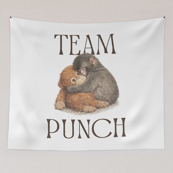 Item preview, Team Punch - Baby Monkey Punch, Punch the monkey, Punch Monkey designed and sold by MD-Over.