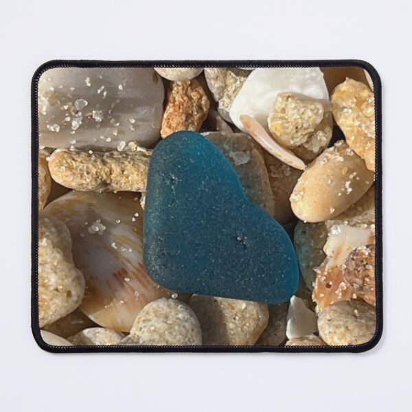 Item preview, Turquoise seaglass on the beach designed and sold by Jums-Med.