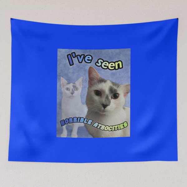 Item preview, Funny Cat Glamor Shot Meme  designed and sold by Cat Haven & Rescue .