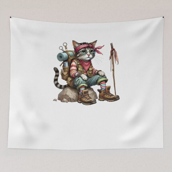 Item preview, camping kitten designed and sold by Gokuxtreme.