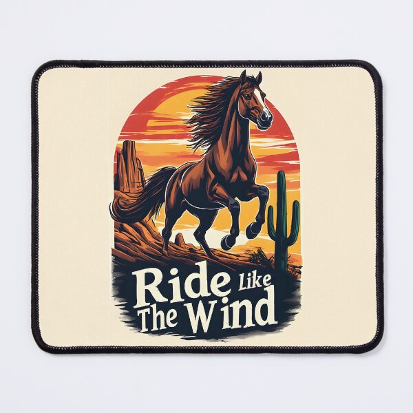Item preview, Ride Like the Wind – Epic Western Horse Illustration designed and sold by owi-art.