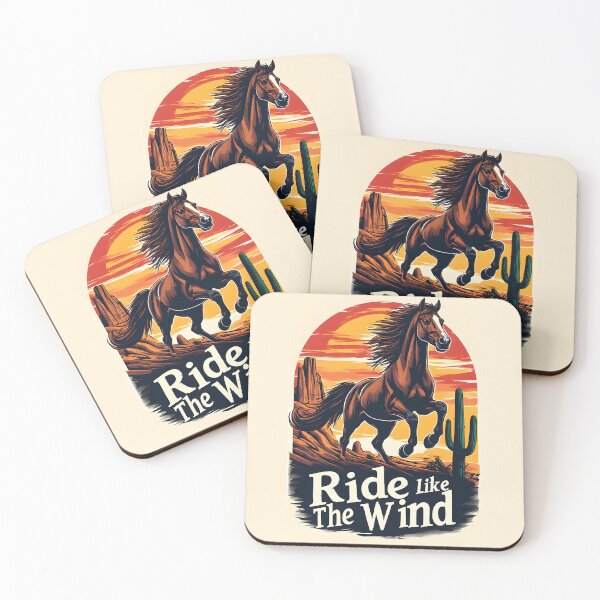 Item preview, Ride Like the Wind – Epic Western Horse Illustration designed and sold by owi-art.