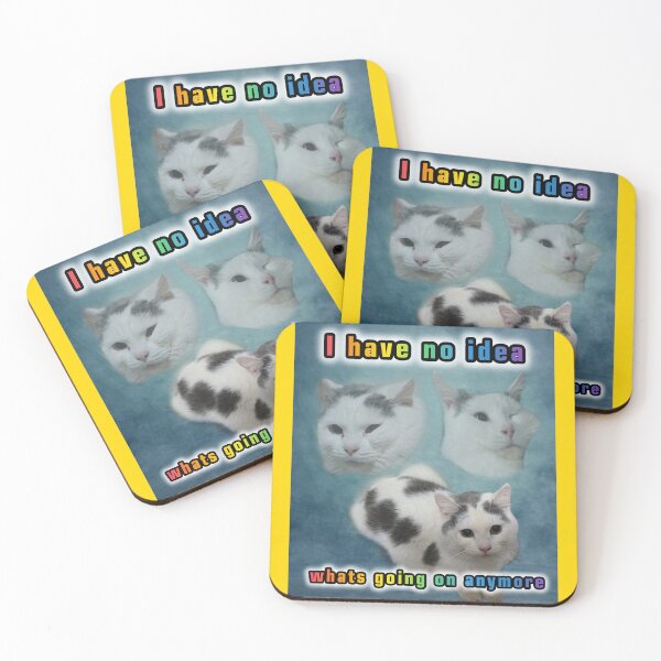 Item preview, Funny Cat existential crisis meme  designed and sold by Cat Haven & Rescue .