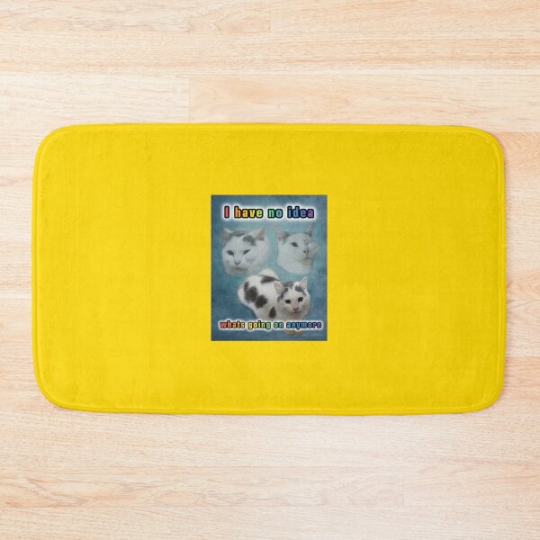 Item preview, Funny Cat existential crisis meme  designed and sold by Cat Haven & Rescue .