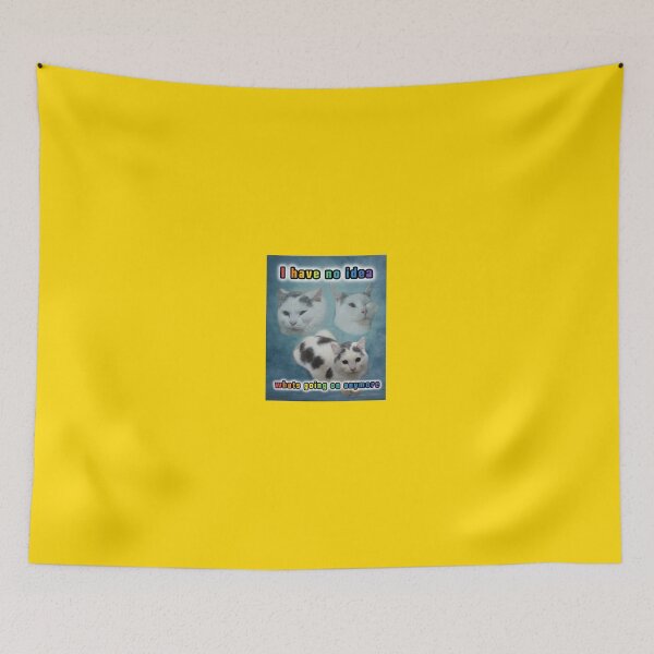 Item preview, Funny Cat existential crisis meme  designed and sold by Cat Haven & Rescue .