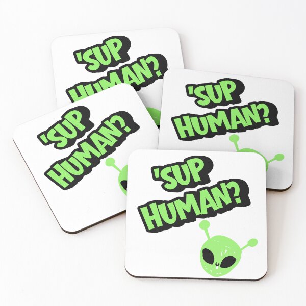 Item preview, UFO what's up human? designed and sold by Vandavision.
