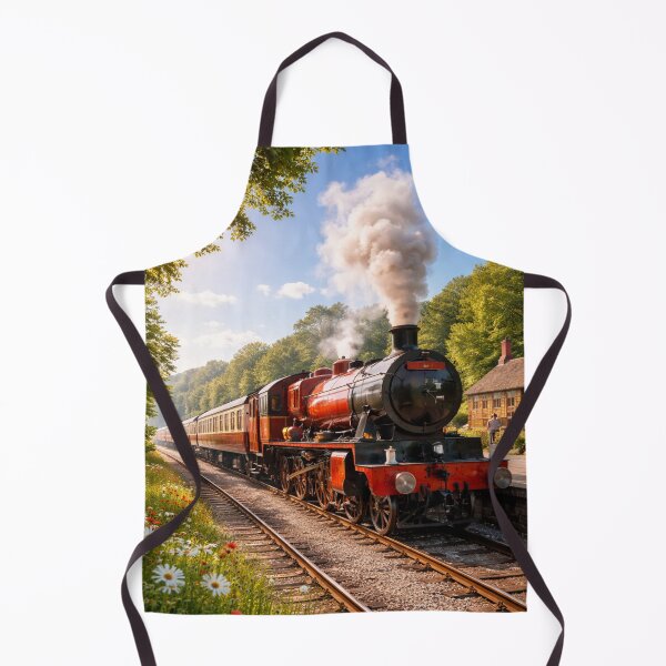 Item preview, Steam train traveling through the valley designed and sold by JuViRo.