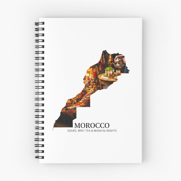 Item preview, Morocco Map Souks Mint Tea Magical Nights designed and sold by AbulailArt.