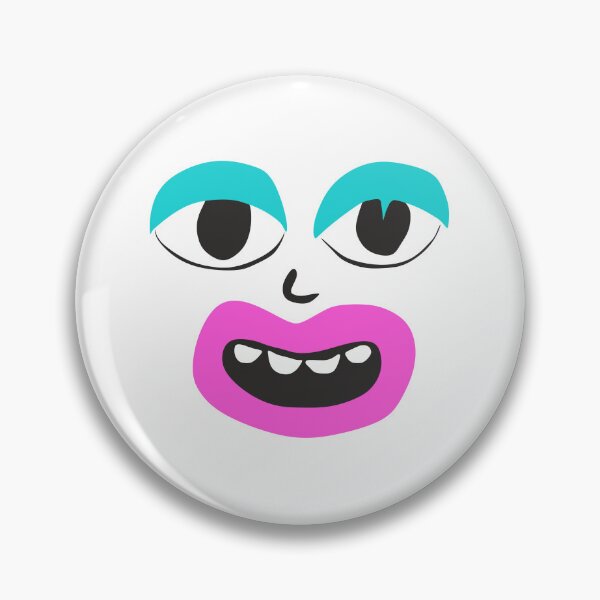 Item preview, Funny Smile with Pink Lips and Blue Eyeshadow designed and sold by KoDi91.