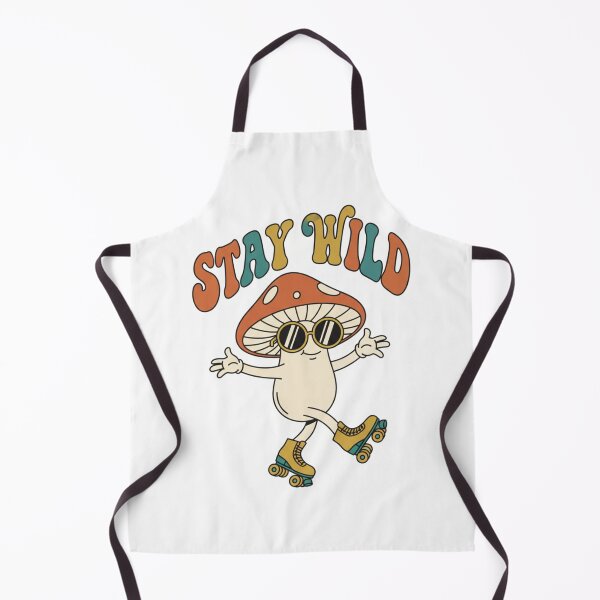 Item preview, Stay Wild Retro Mushroom Roller Skating Sticker designed and sold by The Roast Post.