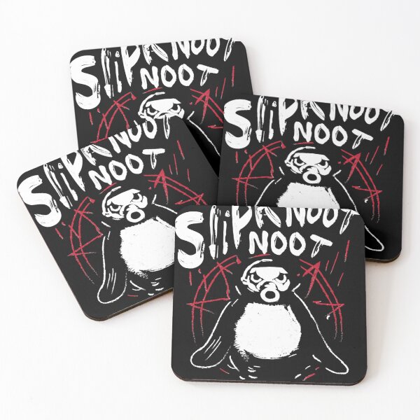 Item preview, Slipknoot Noot Penguin Death Metal Goth Hard Rock designed and sold by RAKNGOK.