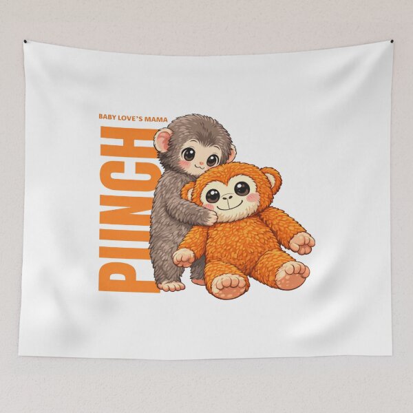 Item preview, Team Punch - Baby Monkey Punch, Punch the monkey, Punch Monkey designed and sold by MD-Over.