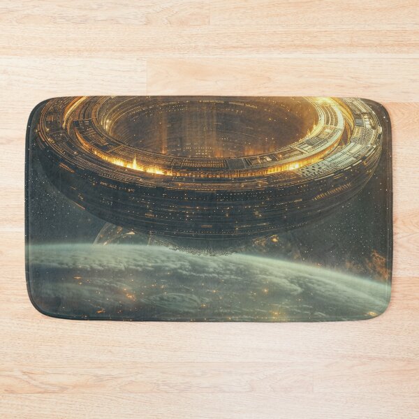 Item preview, Orbital Ring Megastructure Above A Planet designed and sold by QuantumDrift.