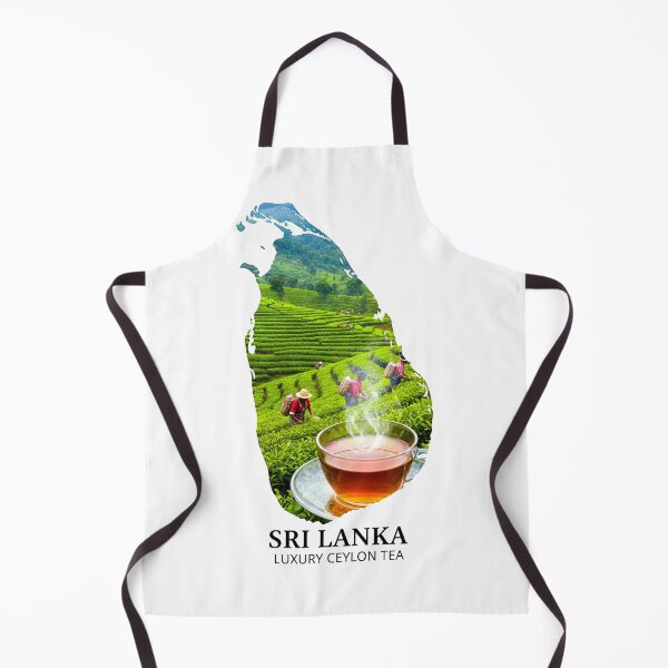 Item preview, Sri Lanka Map Luxury Ceylon Tea Illustration designed and sold by AbulailArt.