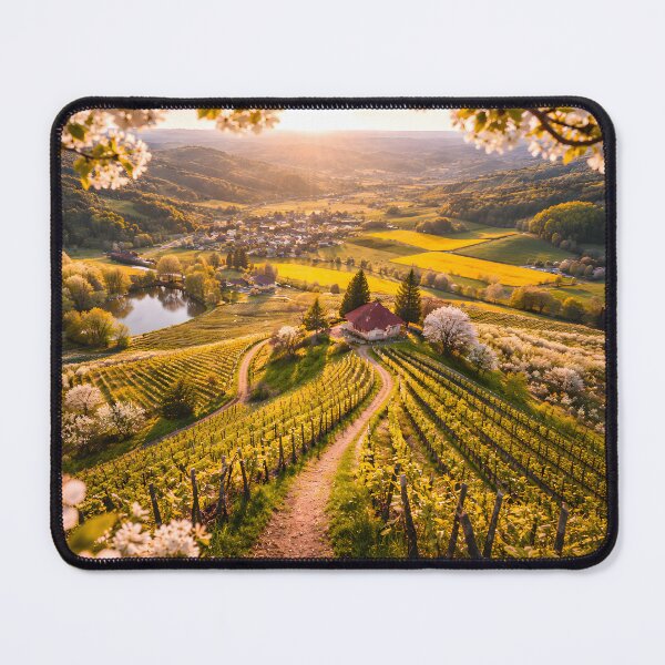 Item preview, Golden Vineyard Hills at Sunset designed and sold by Yomere.