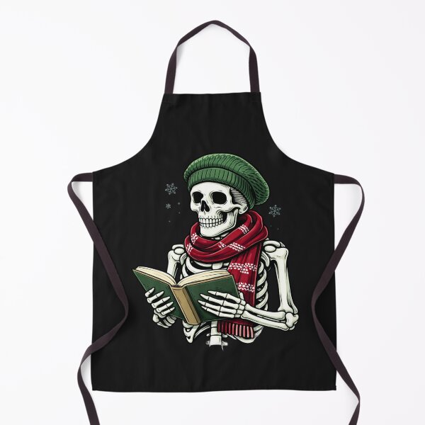 Item preview, Bookworm Cozy Skeleton – Winter Reading Aesthetic Art designed and sold by ColorSplash123.