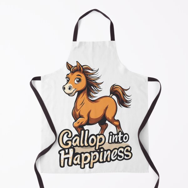 Item preview, Gallop Into Happiness – Cute Horse Illustration designed and sold by owi-art.