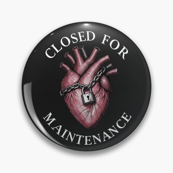 Item preview, Closed For Maintenance Anatomical Heart | Introvert Burnout designed and sold by VENOHA.