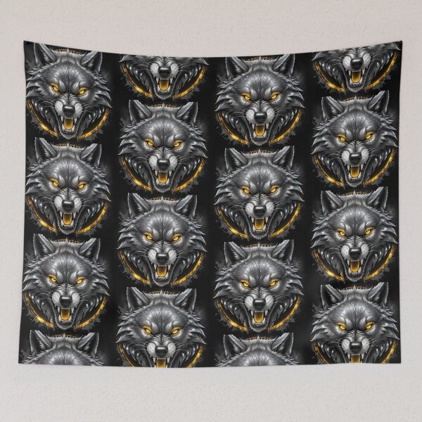 Item preview, Amber Strike Wolf designed and sold by Dreamy Armine Art.