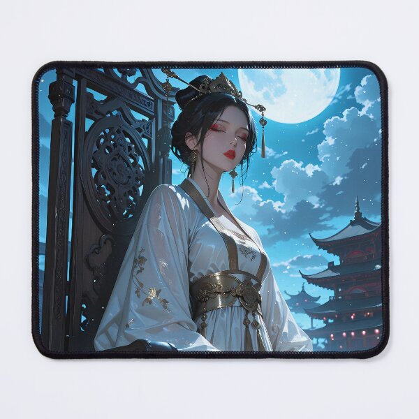 Item preview, EMPRESS YUE LIAN Moonlit Fantasy Anime Illustration Poster designed and sold by BorgSpareParts.