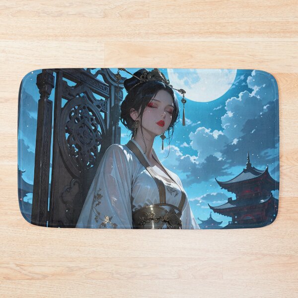 Item preview, EMPRESS YUE LIAN Moonlit Fantasy Anime Illustration Poster designed and sold by BorgSpareParts.