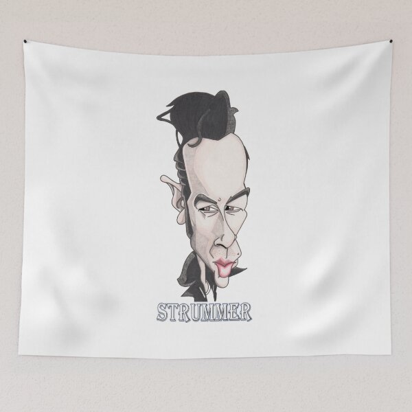 Item preview, Joe Strummer Caricature designed and sold by CaricaturesTom.