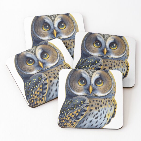 Item preview, Starry-Eyed Owl Glow designed and sold by CoquetteLunaCo.