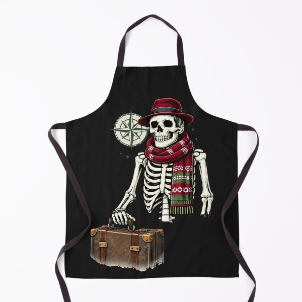 Item preview, Travel Explorer Winter Skeleton – Vintage Adventure Aesthetic Art designed and sold by ColorSplash123.