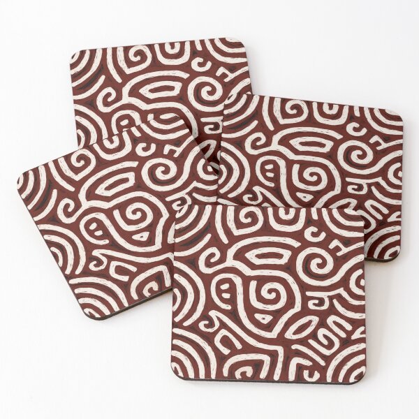 Item preview, New Zealand Māori Paua Pattern Koru Design 832 designed and sold by GrinGalore.