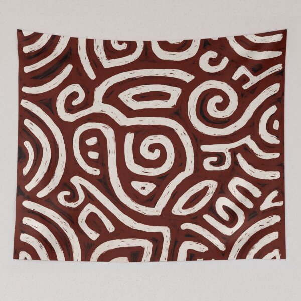 Item preview, New Zealand Māori Paua Pattern Koru Design 832 designed and sold by GrinGalore.