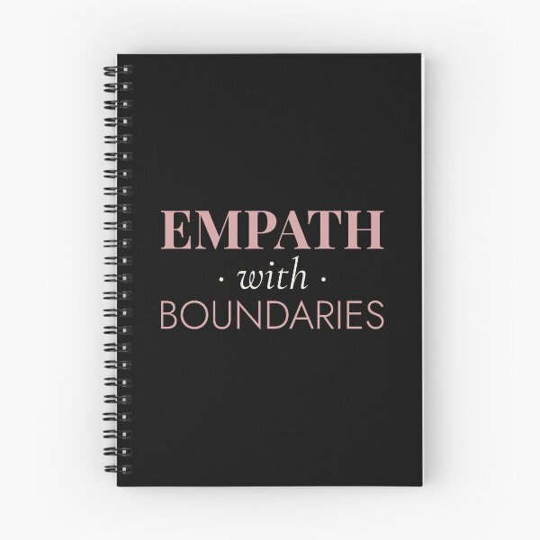 Item preview, Empath With Boundaries Empowering Mental Health Quote designed and sold by Becheer.