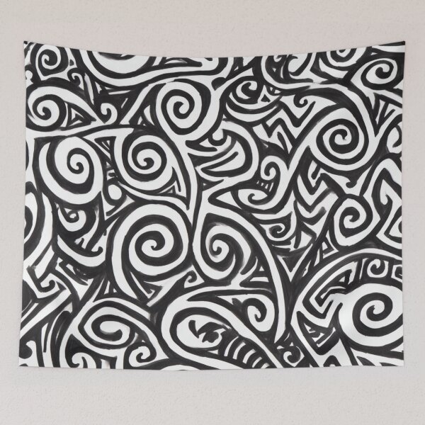 Item preview, New Zealand Māori Paua Pattern Koru Design 833 designed and sold by GrinGalore.