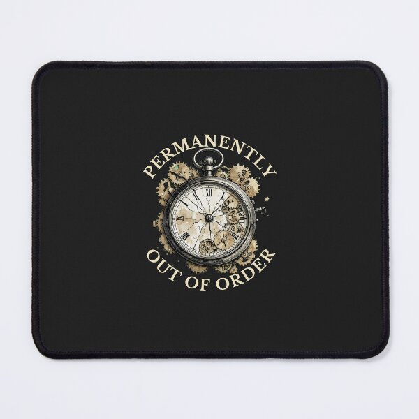 Item preview, Permanently Out Of Order Clock | Burnout Dark Academia designed and sold by VENOHA.