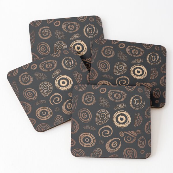 Item preview, New Zealand Māori Paua Pattern Koru Design 834 designed and sold by GrinGalore.
