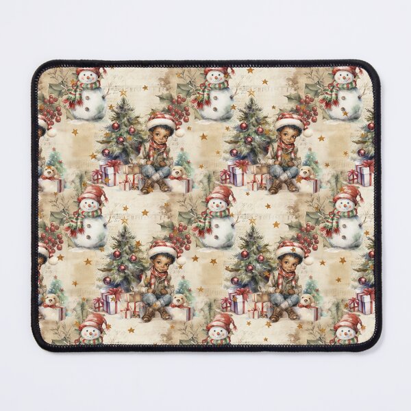 Item preview, Vintage Christmas Elves and Gifts designed and sold by LouieVanille.