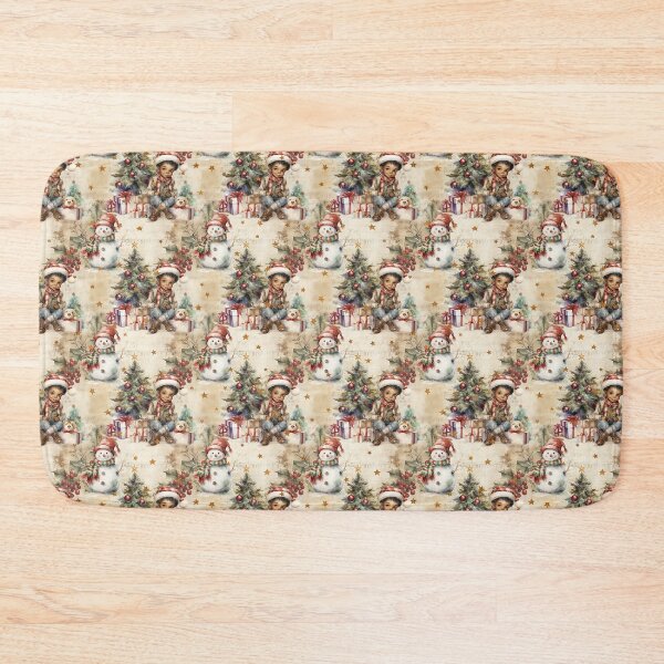 Item preview, Vintage Christmas Elves and Gifts designed and sold by LouieVanille.