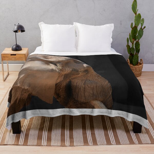 Item preview, Elephant on a black and white background designed and sold by El pato garabato.