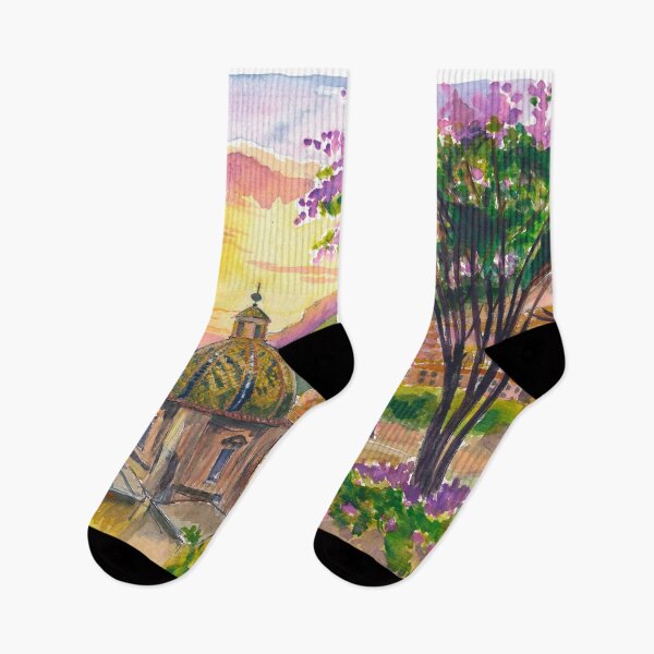 Item preview, Positano Amalfi Sunset Travel Art with Coast and Boats designed and sold by artshop77.
