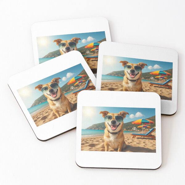 Item preview, Cool Beach Dog in Sunglasses designed and sold by ZolaDesings.