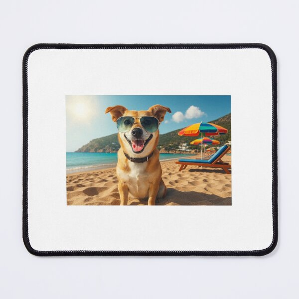 Item preview, Cool Beach Dog in Sunglasses designed and sold by ZolaDesings.