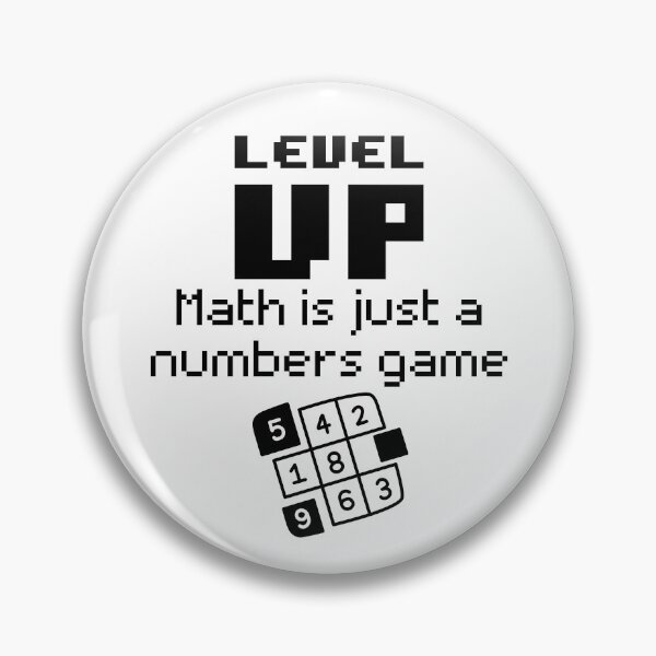Item preview, LEVEL UP - Mathematics is Just a Numbers Game! designed and sold by MPC-Mince-Pies.